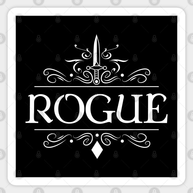 Rogue Character Class TRPG Tabletop RPG Gaming Addict Sticker by dungeonarmory